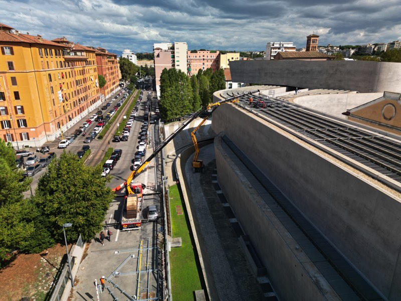 Opera Garutti — il cantiere