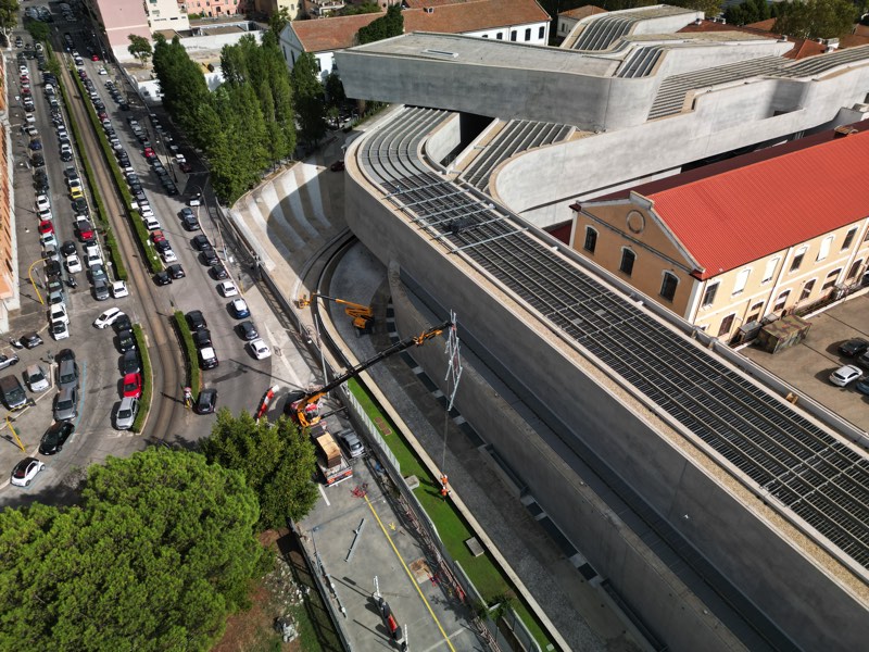 Opera Garutti — il cantiere